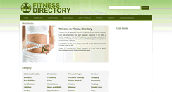 Desktop Screenshot of fitnessdirectory.org