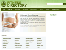 Tablet Screenshot of fitnessdirectory.org